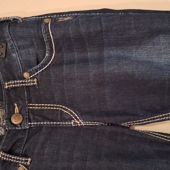 Silver Berkley slim straight jeans - Picture 2 of 8